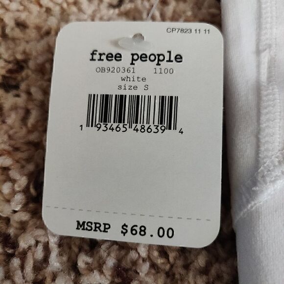 NEW $68 Free People High-Rise Biker Baby Short Small - Picture 14 of 17